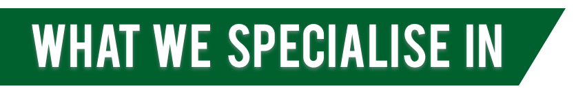what we specialise in